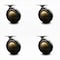 Service Caster 3 Inch Windsor Antique Soft Tread Ball Caster - Top Plate - SCC, 4PK SCC-TP01S30-DCR-WA-4 - alternate 1
